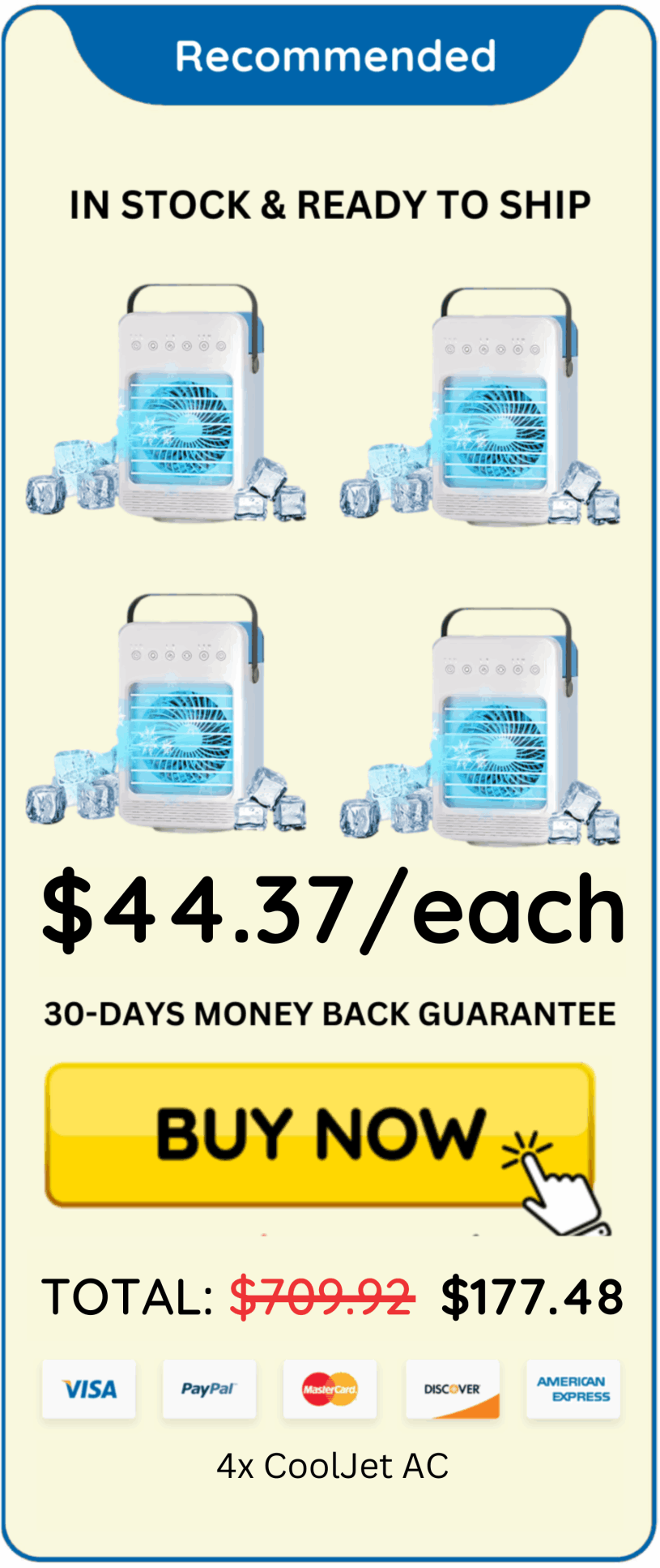CoolJet AC offer price 
