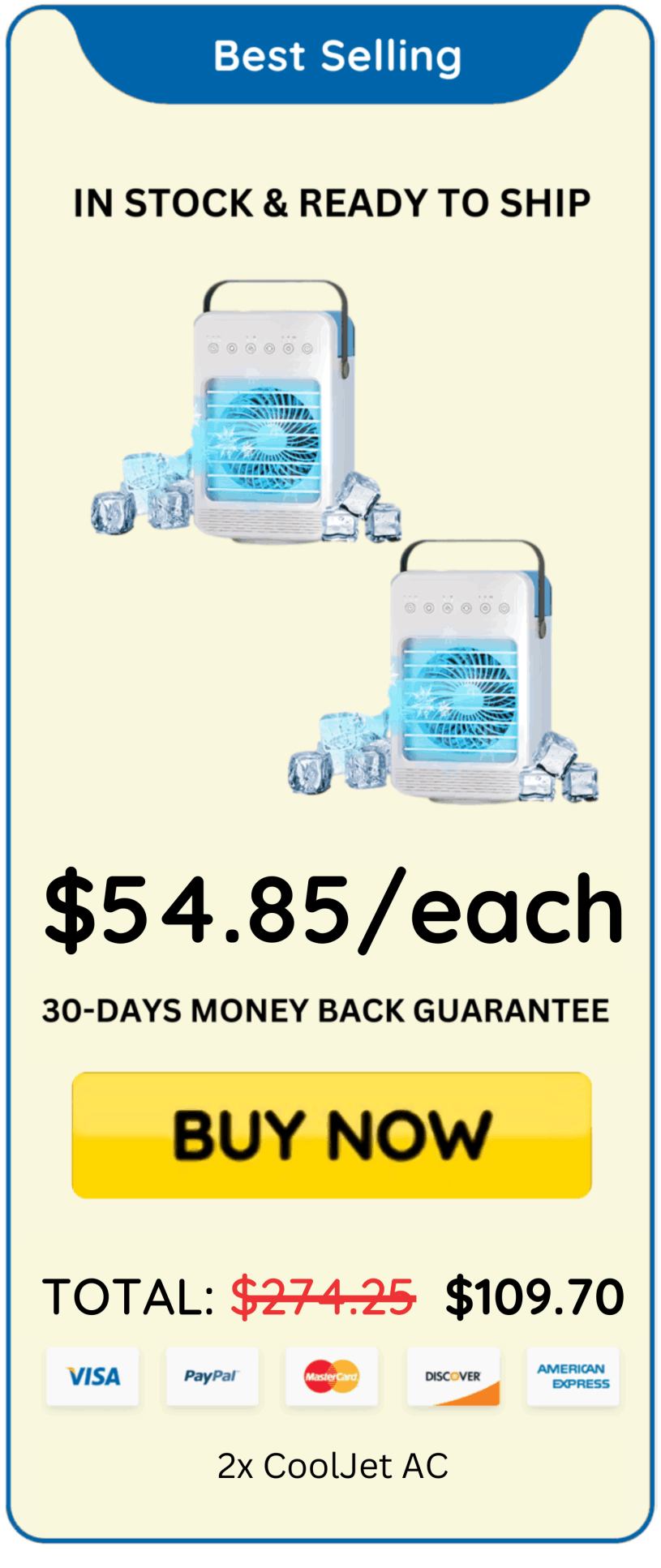 CoolJet AC offer price 